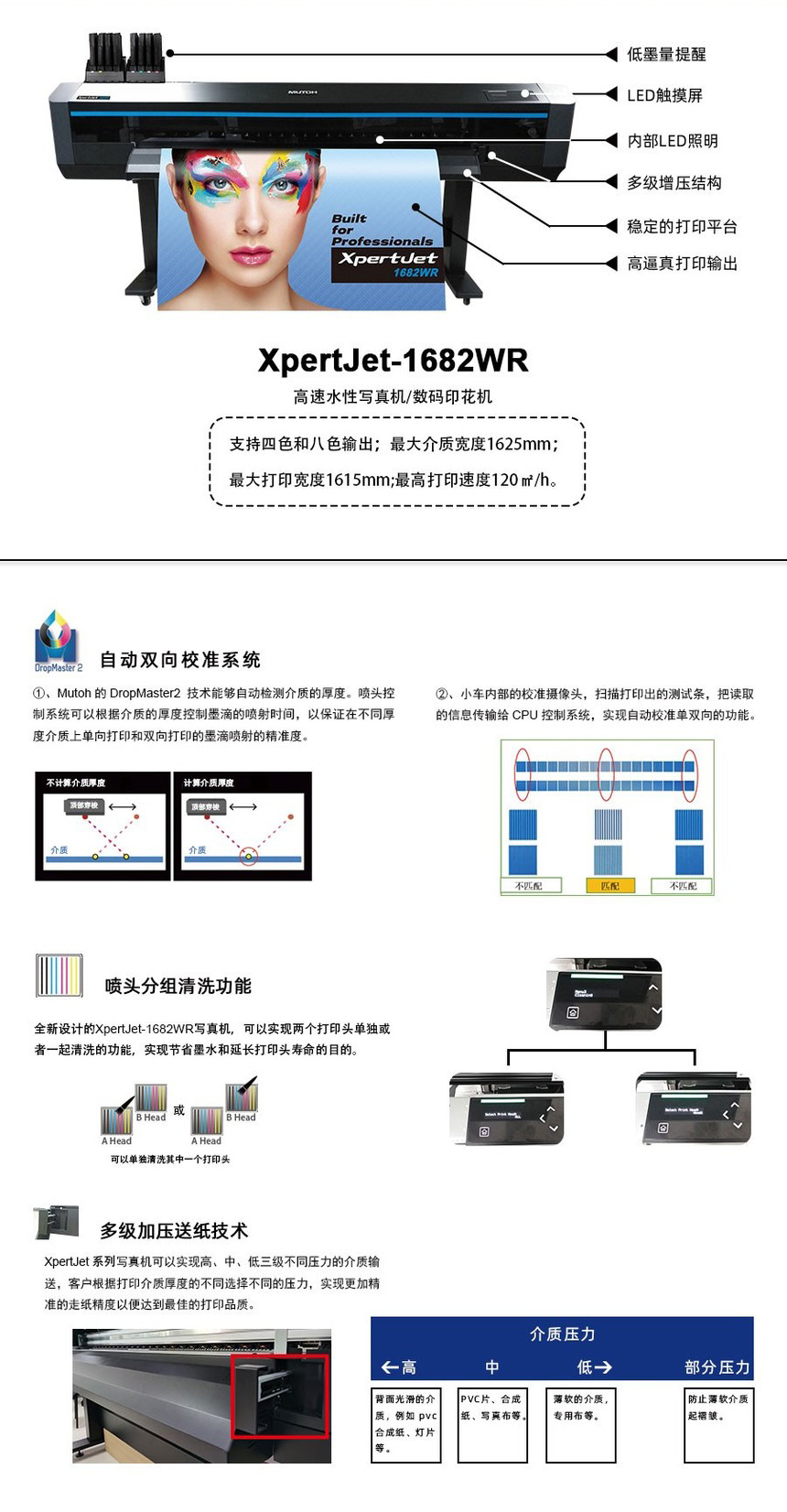 XpertJet-1682WR武藤寫(xiě)真機(jī) XpertJet-1682WR武藤寫(xiě)真機(jī)